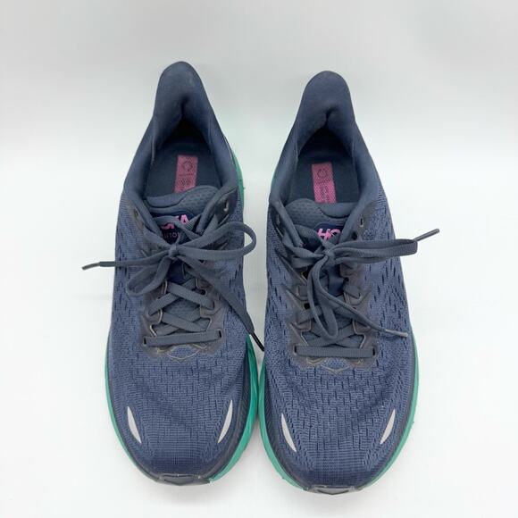HOKA Clifton 8 Running Shoe In Outer Space Atlantis Size 7.5B Outdoor Athletic - Picture 5 of 13